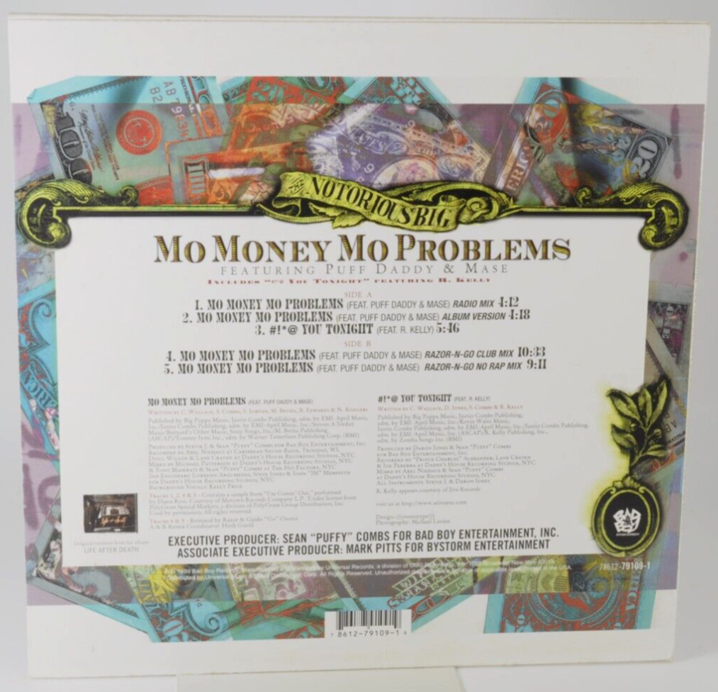 The Notorious B.I.G. Mo Money Mo Problems 1997 Us Orig 12(Vg+/Vg++