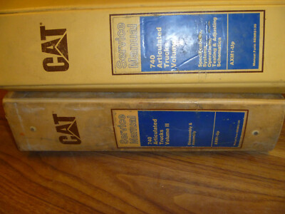 CAT Caterpillar 740 Articulated Dump Truck Shop Service Repair Manual AXM1