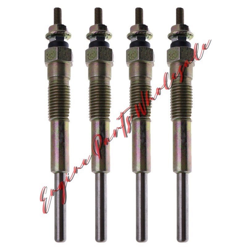 New 4X Glow Plugs 19850-76012-71 For Toyota 2-5FD 2J Engine Forklift Trucks 12V