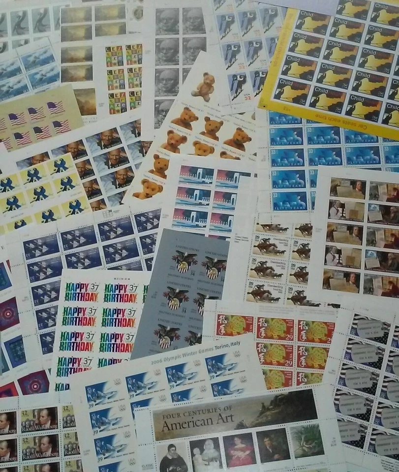 Combo 160 Assorted Mixed Designs 29¢, 32¢, 33¢, 34¢, 37¢, 39¢, 41¢, 42¢ US Stamp - Image 2 of 4