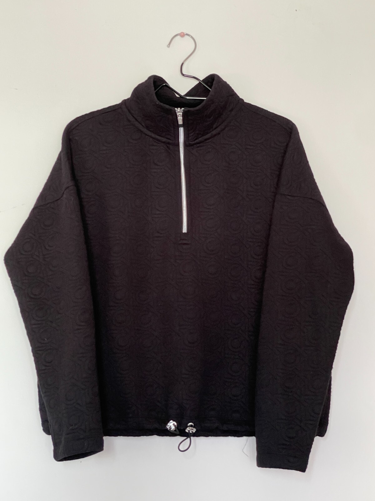 Calvin Klein Performance drawstring hem embossed … - image 1