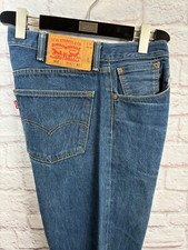 LEVI'S 501 Button Fly Mens Denim Medium Wash Original Fit Blue Jeans 40x30