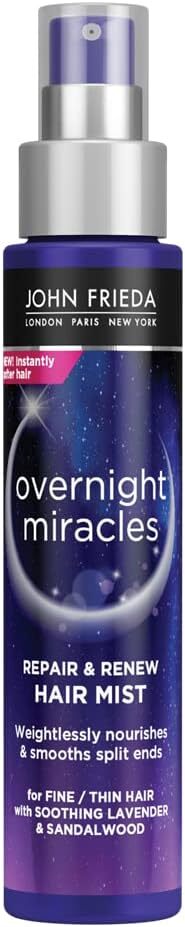 John Frieda Overnight Miracles Leave-In Moisturising Detangling Hair Mist 100 Ml