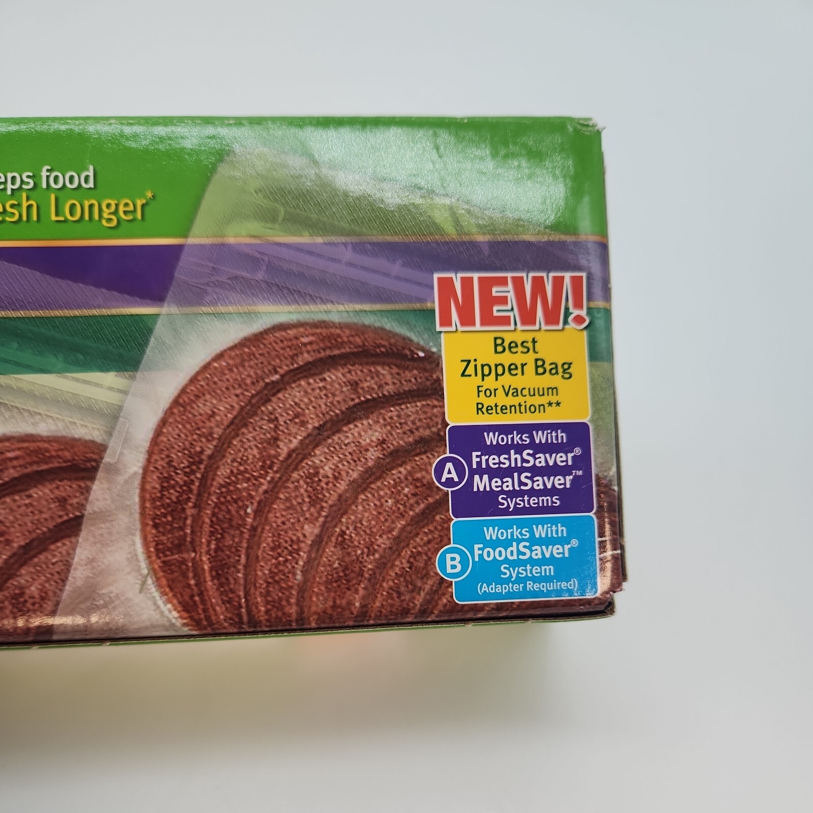 FoodSaver 1Quart BPAFree Multilayer Construction Vacuum Zipper Bags