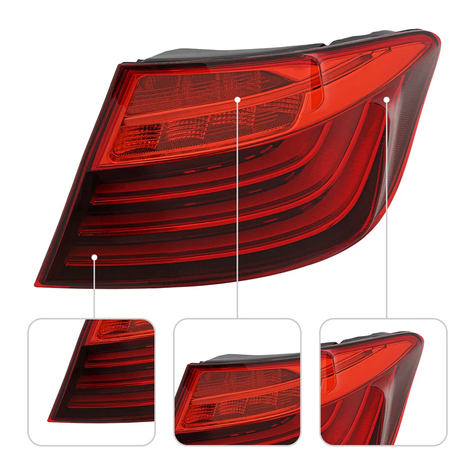 For 2014-2016 BMW 5 Series F10 LED Tail Light Rear Brake Lamp Right Passenger RH Foto 4 de 4