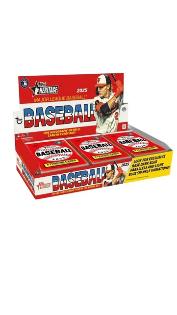 2025 TOPPS HERITAGE BASEBALL HOBBY BOX SEALED