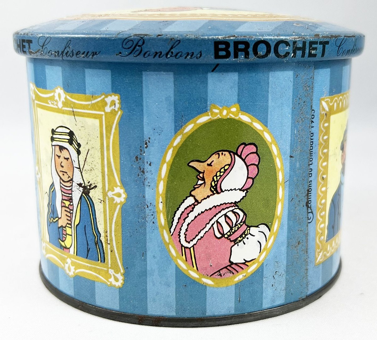 Popeye et Olive - Boite à Bonbons en Métal - Brochet 1966 - brutus