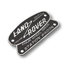 1pcs LAND RANGE ROVER DEFENDER SVR Fahrzeuggitter Solihull Kofferraum Auto LOGO