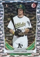 2014 Bowman Draft Trace Loehr DP108 1st Silver Ice