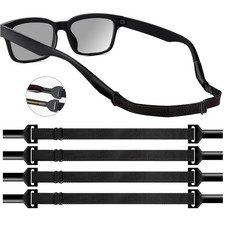 Adjustable Glasses Strap Eyeglasses Strap 4 Pack Sunglasses Strap No Tail Eye...