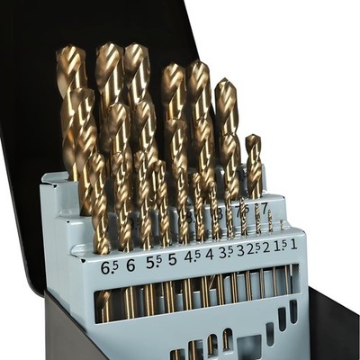 HSS-E M35 Metallbohrer Set: 25 Cobalt Bohrer für professionelle Anwendungen