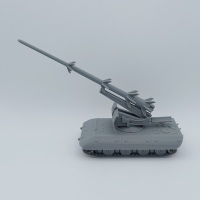 Rheinbote Rakete auf E-100 Fahrgestell Startrampe (FS) - DE WW2 Modell Bausatz