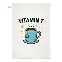 Gift Base Vitamin T Tee Geschirrtuch Weiß 100% Baumwolle KüChen- & Teetuch