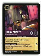 Disney Lorcana Jiminy Cricket Level-headed and Wise