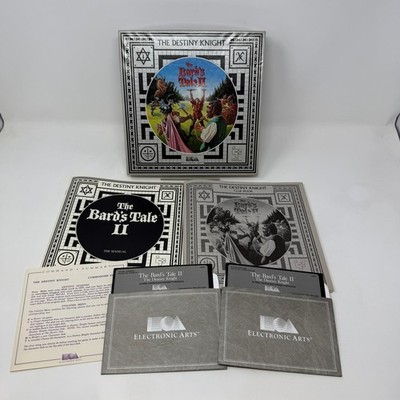 Bards Tale II The Destiny Knight Commodore 64 C64 128 EA Big Box Complete 1986
