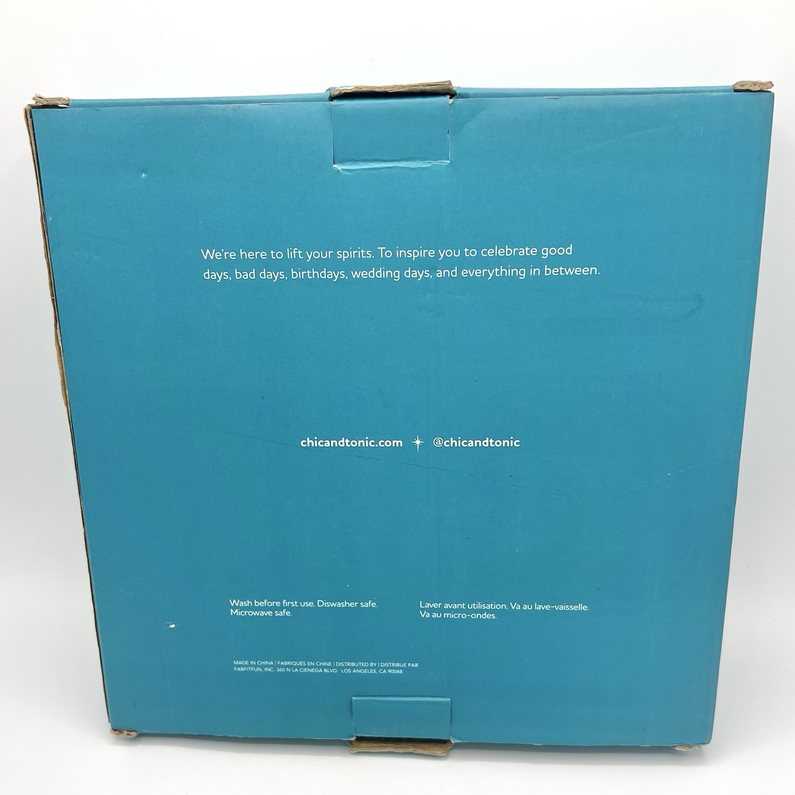 Chic & Tonic Ceramic Snack Platter Full Bloom Collection Divided Serving Dish 9”