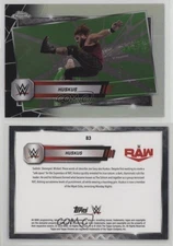 2025 Topps Chrome WWE Neon Green & Black Refractor Joe Gacy Huskus #83