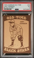 1974 LAUGHLIN OLD-TIME BLACK STARS #36 JUDY JOHNSON PSA 5