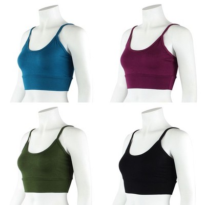 Sports Bra Crop Top uni verschiedene Farben Yoga Boho Psy Goa Festival Hippie