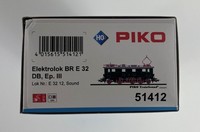 Piko 51412 H0 Dc E 32 E-Lok Ep. Iii Db Sound