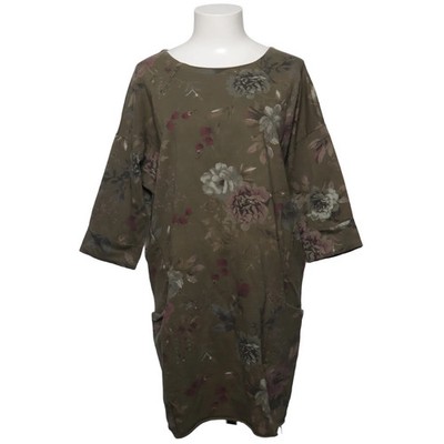 Izzy, Kleid, Größe: ONE SIZE, Grün/Mehrfarbig, Baumwolle/Polyester, Blumen #4ZF