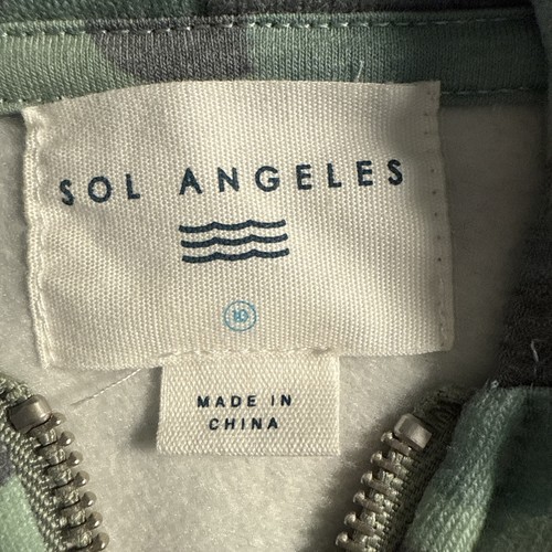 Sol Angeles Boys Blue Zip Up Hoodie 10 - Picture 2 of 7