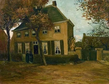 Vincent van Gogh The Vicarage at Nuenen Giclee Print on Canvas 8x10 Wall Art