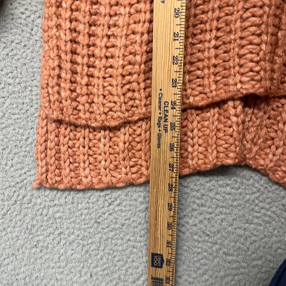 Suéter Anthropologie Mujer S Lana Mezcla Alpaca Grueso Gran Tamaño Cuadrado Foto 3 de 4