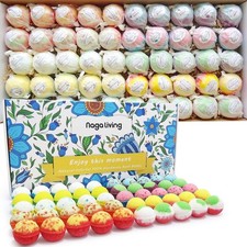 Bath Bombs Gift Set 50 Handmade Bulk Bath Bombs Kids Women Men Wonderful