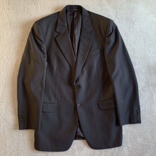 Fendi, Fendi Suit Jacket Blazer Mens Size IT 54 UK 44 Navy Blue Check Made in Italy
