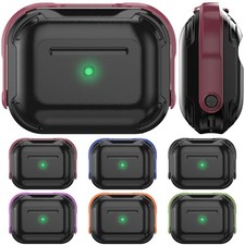 For AirPods Pro Hybrid Full Coverage Hard Case Protective Rugged Cover Lanyard