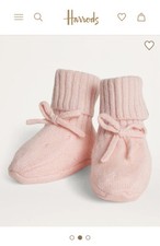 Harrods Cashmere Baby Shoes 6-12 Mth