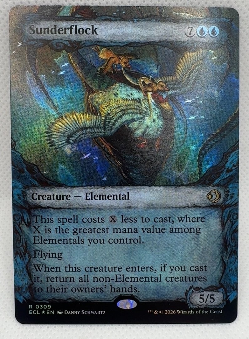 Sunderflock Showcase 309 Lorwyn Eclipsed Foil Showcase R NM MTG Card