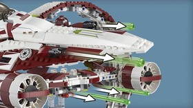Lego Star Wars Jedi Starfighter With Hyperdrive 75191 Building Kit (825 Piece),_