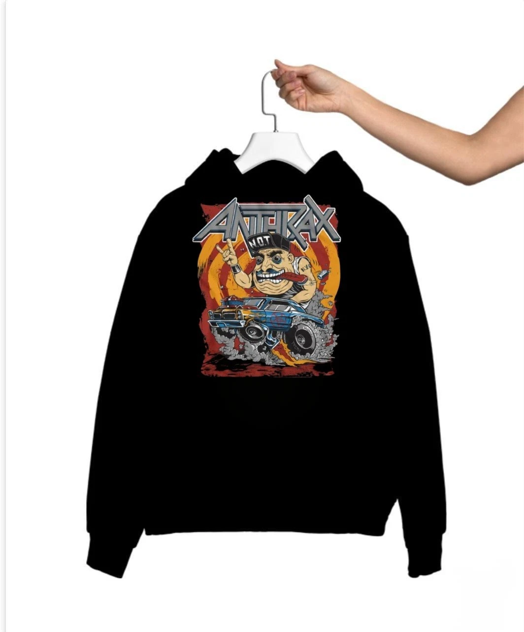 New AAnthrax Not Fink Unisex Graphic Mens Sweatshirt Hoodie S M L XL 234XL