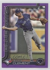 2025 Topps Series 1 Purple Rainbow 134/250 Ernie Clement #319 11cz
