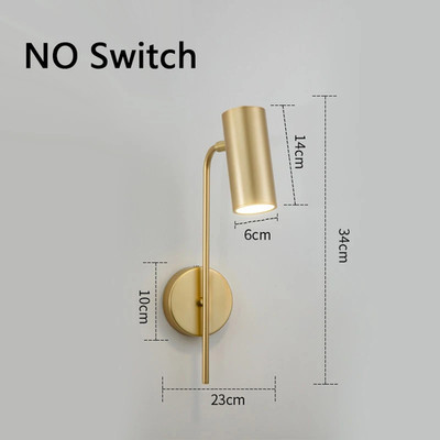 Rotatable Hotel Bedroom Wall Lamp Iron Frame Plastic Shade E27 LED Reading Light