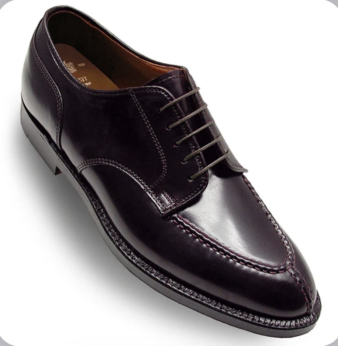 Alden 2210 Color 8 Shell Cordovan Norwegian Front Blucher