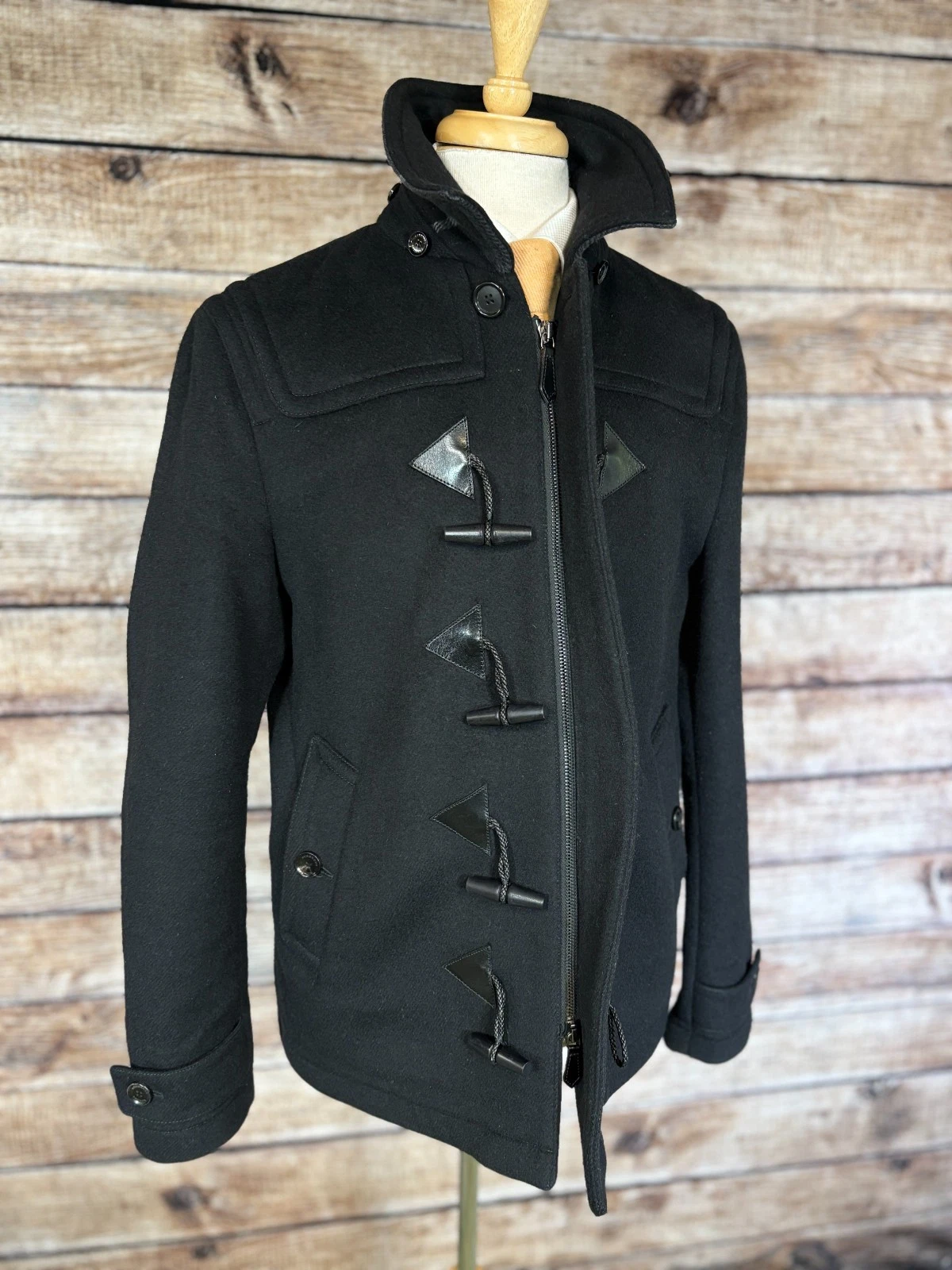 Burberry Wool Cashmere Duffle Coat Size 44 (54 EU) - product detail image 9