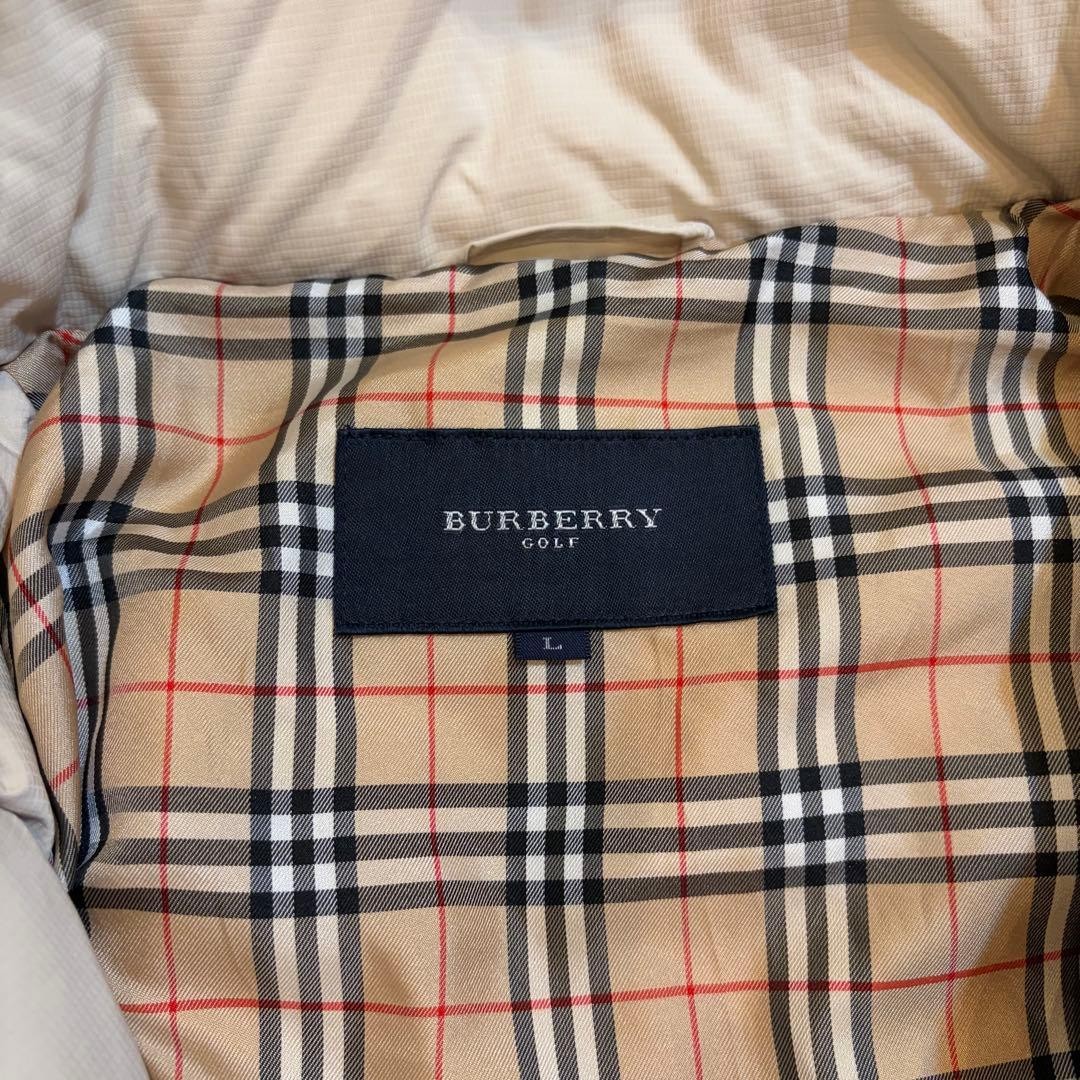 Burberry Nova Check Down Coat Beige Hooded Size L rare Men's From Japan thumbnail 23