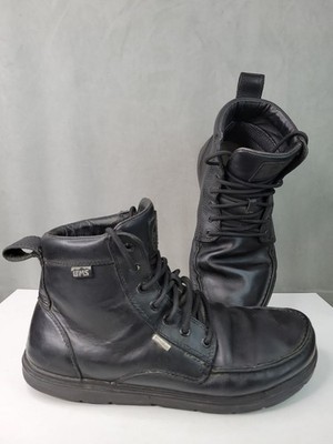 Lems Boulder Boot Waterproof Men s Size 12.5 Black Leather Boots Hiking Shoes
