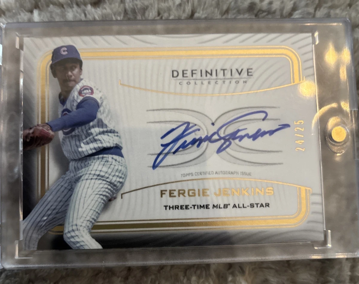 Autograph Fergie Jenkins Baseball Cards for sale | eBay