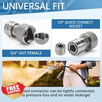 #ad Garden Hose to Pressure Washer Adapter 3 4quot; GHT to 1 4quot; Quick Connect $20.00