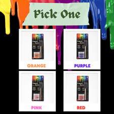 2fl oz Liquid Latex  Application Brush Bundle   Purple   Red   Orange   Pink