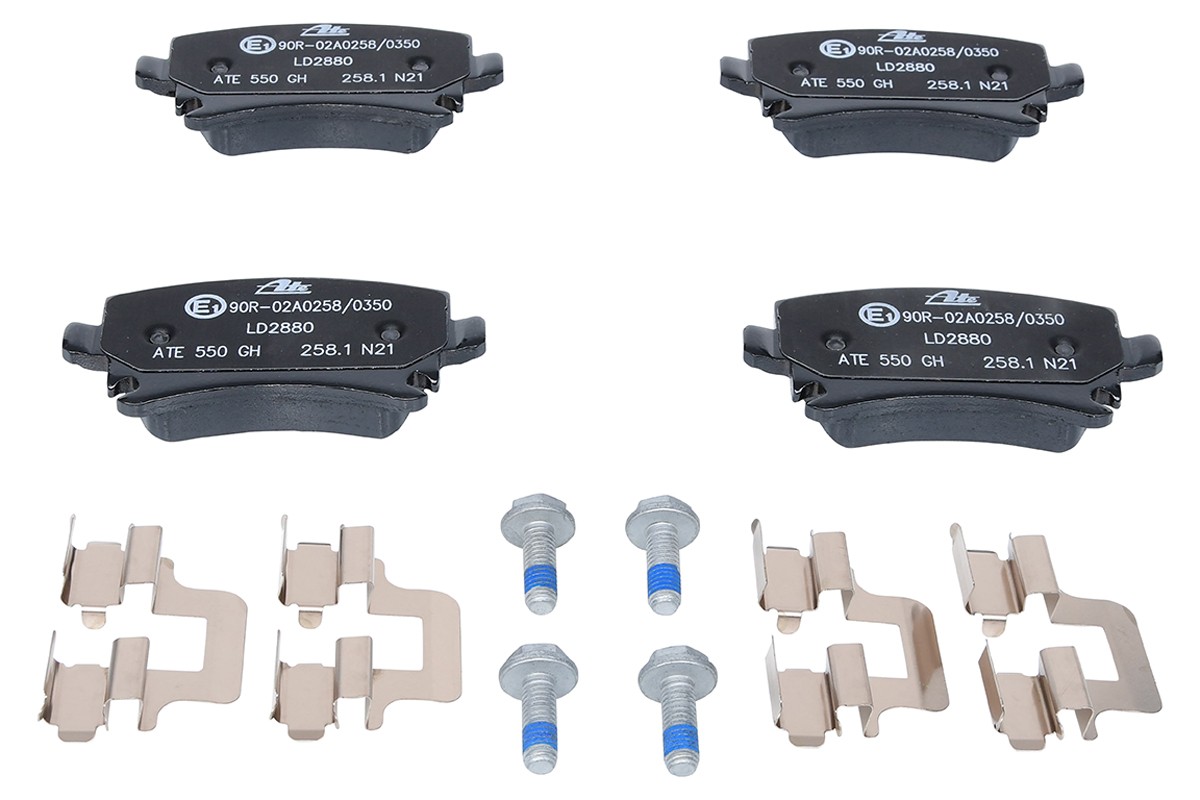 Fits ATE 13.0470-2880.2 HAM PADS. CERAMIC VW PASSAT 05- REAR  ⭐UK Stock⭐