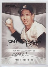 2005 Skybox Autographics 259/750 Phil Rizzuto #73 HOF nd3
