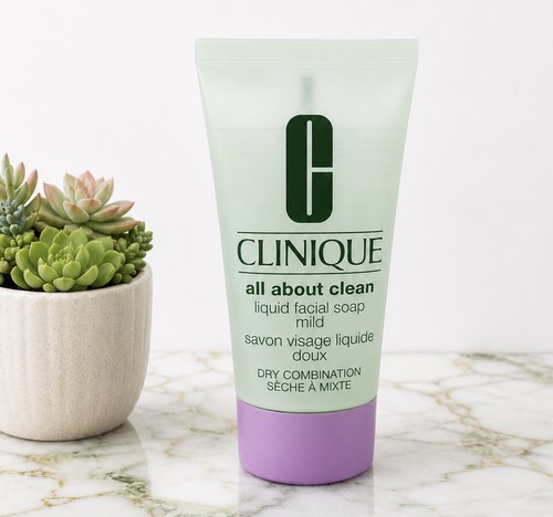 NEW Clinique All About Clean Liquid Facial Soap Mild 1 fl.oz. 30mL🪴USA