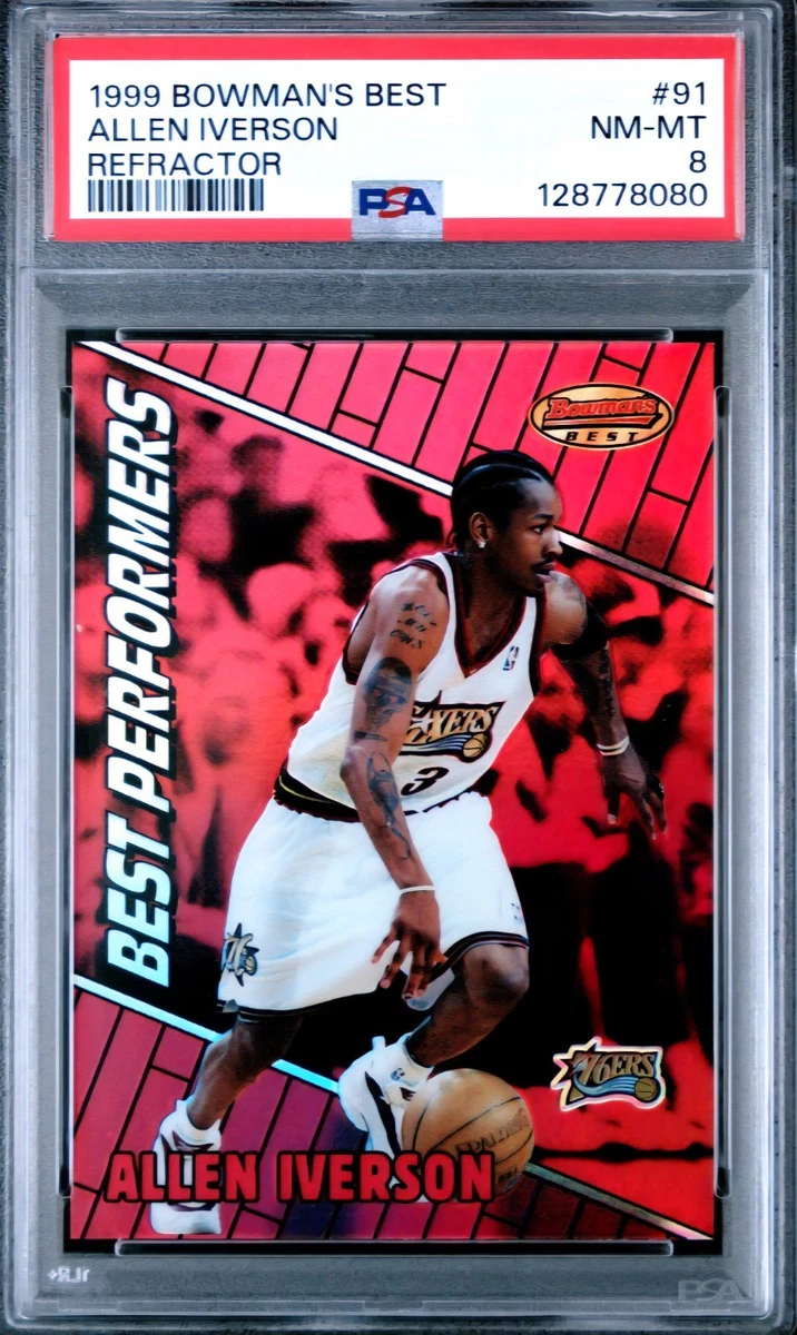 Bowman Allen Iverson Basketball Serial Numbered Sports Trading