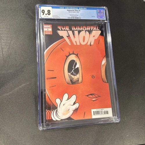 Marvel Comics Immortal Thor #1 CGC 9.8 Peach Momoko Variant Cover Miss Minutes
