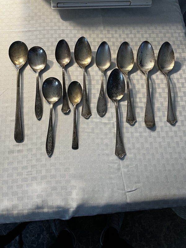 Vintage Large Spoons Lot